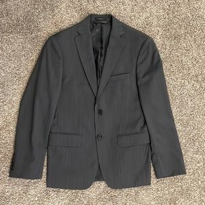 John Varvatos USA pinstripe gray blazer 36S